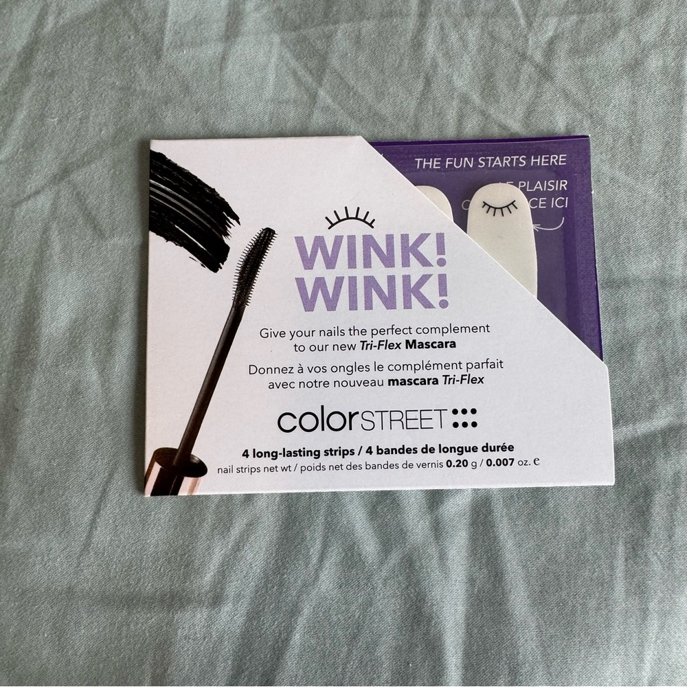 *Exclusive* Color Street: Wink (accent pack) | Limited Edition Clear Overlay - Picture 3 of 11